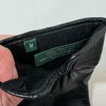 Lauren Ralph Lauren Leather Beaded Black Gloves Size Medium Photo 2