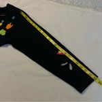 Emma Tricot Black Cardigan Sweater Colorful Clothes Embroidery Women’s Medium Photo 6