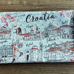 Croatia Makeup/Jewelry Travel Case, Sparkly, New, Purchased in Croatia! Photo 0