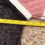 Bobbie Brooks Pink Black Lace Up Long Sleeve Top Medium Casual Pullover Shirt Photo 6