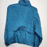 ASICS  Running Jacket Windbreaker Teal Lightweight Women’s Size large Vintage Photo 3