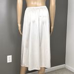 Adonna Vintage  for JCPenney Half Slip Midi Medium Antron III Nylon Off White Photo 2