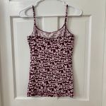 Aeropostale Y2K Style Foxes Print Maroon Preppy‎ Funny  Favorite Cami Tank Sz M Photo 2