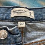 Abercrombie & Fitch  Light Blue Distressed Jean Shorts Photo 2