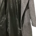 J. Jill x Peruvian Connection Black Long Coat Lamb wool Alpaca! soft chic trench Size M Photo 5