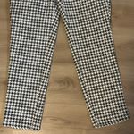 Jessica London  Houndstooth Ponte Pants 14W Black White‎ Slim Fit Career Trousers Photo 3