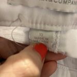 🔹4 for $30 NY&CO “denim” skirt, size 10 White Photo 5