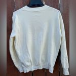 Modern Citizen Ivory Knit Crew Neck Sweater Zip Up Side Size Small Photo 4