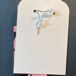 Pink Cow Print Dangle Pierced Earrings New Photo 1