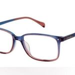 Eddie Bauer  Blue & Pink Full Rim Plastic Eye Wear Glasses Frames Photo 0