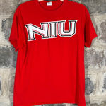 Gildan Red NIU Shirt Woman's Medium Short Sleeve Photo 0