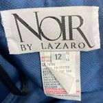 Blue Short Formal Dress Size 12 Corset Top Fit & Flair Layer Skirt Noir Lazaro Photo 12