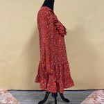 Topshop ✨SALE Ruffle Red Detail Dress US 4 NWT Photo 7