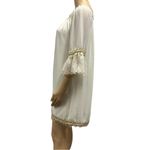 Basically Me  Cream Embellished Lightweight Off Shoulder Lined Dress Nightgown M Photo 2