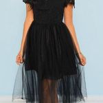 SheIn Black High Neck Dress  Photo 0