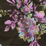 White House | Black Market Black with lavender frost sleeveless sequin appliqué shift dress Photo 3