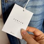 KanCan mid rise skinny distressed jeans with rips at knees size 23 Photo 12