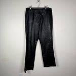 Margaret Godfrey Black Genuine Leather Pants Size 6 Photo 1