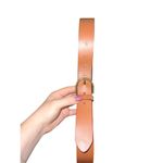 American Eagle ✨ WOMEN BROWN HIGH-WAISTED LEATHER SZ MEDIUM BELT✨ Photo 4