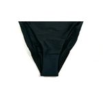 J.Crew NWT  Ribbed High Rise High Leg Cheeky Bikini Swim Bottom Black M #3156 Photo 8