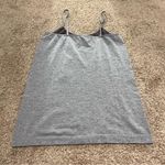 Energie Gray And Brown  Spaghetti Strap Tank Top. Has adjustable straps. Photo 1