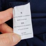 Apana  Womens Colorblock Fleece Leggings Size S Blue‎ Pockets Running Outdoors Photo 7