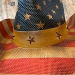 USA American Flag Cowboy Hat Brown Photo 5