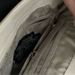 MY FLAT IN LONDON Handbag Ashby Satchel Beige Leather Fabric Dust Bag NEW NWT Tan Photo 5