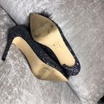 mix no. 6 heels Size 9.5 Glitter Formal Silver Black Special Occasion Holiday Photo 9