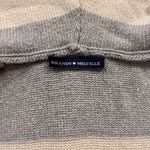 Brandy Melville Gray and Cream Striped Sweater Photo 2