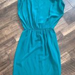 Akiko  revolve silk dress emerald teal xs $140 sold out revolve spring boho Photo 1