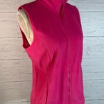 Made for life Fleece Vest Womens small Pink Pockets Sleeveless Front Zipper Photo 5