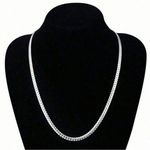 Elegant 925 sterling silver Necklace with gift box Photo 0