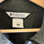 Columbia Fleece Vest Jacket Mens Size M Gray Full Zip Up Charcoal Athletic Photo 1