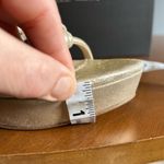 Pelle Moda Gillian ankle strap platinum gold‎ chunky heel sandal size 8.5 NEW Gold Photo 6