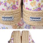 Love Shack Fancy  Superga canvas platform floral sneakers 39.5 9 euc extra laces Photo 10