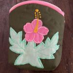 Handcrafted Hibiscus Tropical Leaf Coin Purse Wallet NEW Photo 8