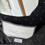 Alexis  Pauline Black White Polka Dot Shoulder Tie Mini Dress Size S Photo 5