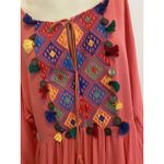 Velzera #12 NWT! Women's Coral Tunic with Embroidered Neck, , Sz: M Photo 2