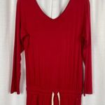 ALBION FIT Red The Merry Bamboo Long Sleeve Jumpsuit Sz.XS NWT Photo 6