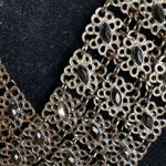 Neiman Marcus - #405 Pewter and Onyx Statement Necklace Photo 6