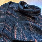 Renuar Cowl Neck Black Striped Speckled Sweater Womens Size L Long Sleeve Size L Photo 4