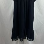 Kaari Blue  Sheer Black Ruffled Dress NWT Size XL Photo 3