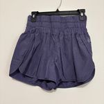 Free People  FP Movement The Way Home Shorts Purple Gray Blue Womens Medium Track Photo 3