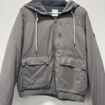 Vuori  Tahoe Insulated Jacket Size S Gray Camping Hiking Outdoors Hood Puffer Photo 2