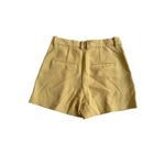 Vince  Women's Yellow High Waist Dress Shorts Size 6 Photo 2