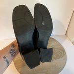 Westies Blue Genuine Leather Square Toe Brazil Made Chunky Heel Loafer Size 9.5 Photo 3