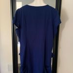 Modern Big Pockets Blue Dress Size XL Photo 2