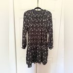 Wishlist Long Sleeve Black Floral Boho Flowy Dress Size Medium/Large Photo 8