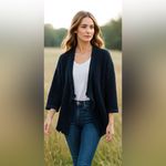 Vintage Houndstooth 100% Collegiate Style Wool Skirt Large Black White Photo 10